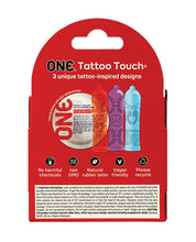 One Tattoo Touch Condoms - Pack of 3