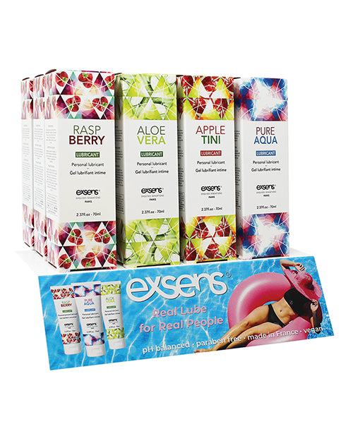 EXSENS of Paris Lubricant Starter Kit - Display of 20 w/Testers