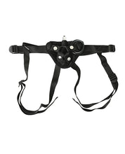 Sportsheets Vibrating Velvet Harness w/Bullet - Black