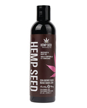 Earthly Body Massage & Body Oil - 8 oz Zen Berry Rose