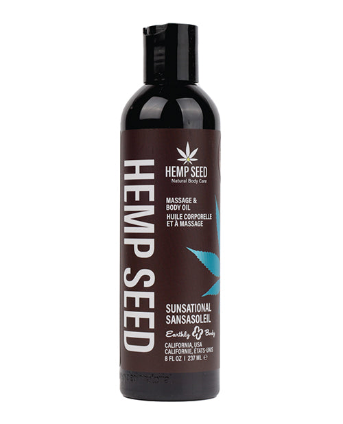 Earthly Body Massage & Body Oil - 8 oz Sunsational