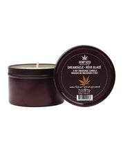 Earthly Body Suntouched Hemp Candle - 6 oz Round Tin Dreamsicle