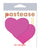 Pastease Basic Heart Black Light Reactive - Neon Pink O/S
