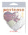 Pastease Color Changing Flip Sequins Heart - Pearl/White O/S