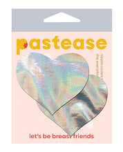 Pastease Hologram Heart - Silver O/S