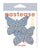 Pastease Premium Glitter Butterfly - Silver O/S