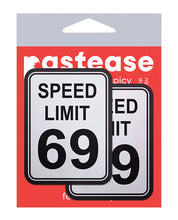 Pastease Premium Speed Limit 69 - White/Black O/S