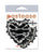 Pastease Premium Barbed Wire Heart Reflective - Black O/S