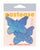 Pastease Premium Glitter Butterfly - Blue O/S