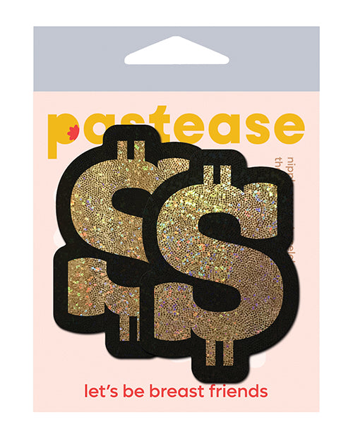 Pastease Glitter Dollar Sign - Gold O/S