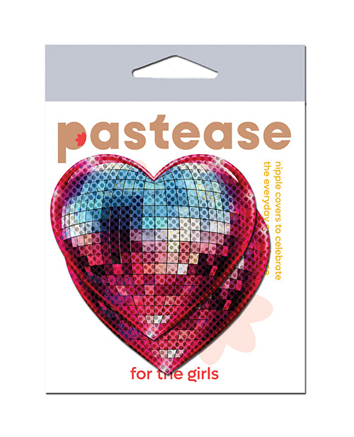 Pastease Sparkling Discoball Heart - Blue and Pink O/S