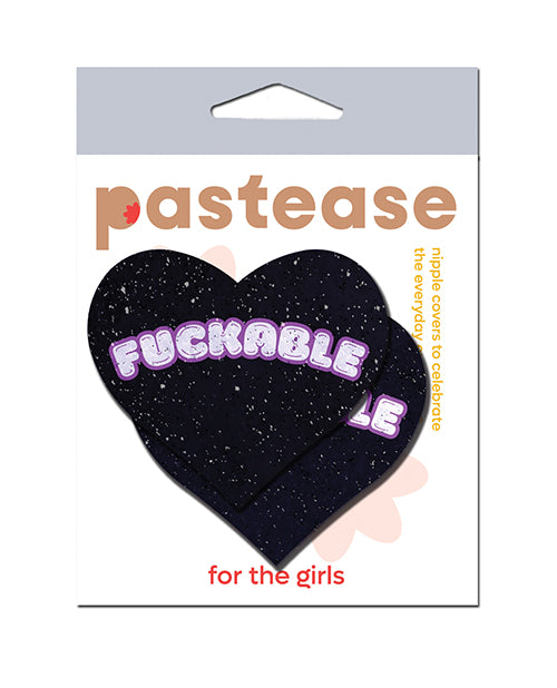 Pastease F*CKABLE Heart - Black/Pink O/S