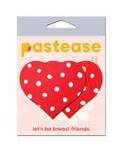 Pastease Heart w/Polka Dot - Red/White O/S