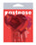 Pastease Tassel Holographic Heart - Red O/S