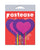Pastease Hearts w/Fringe Rainbow Tassels - Neon Pink/Purple O/S