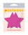 Pastease Basic Star Black Light Reactive - Neon Pink O/S