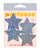 Pastease Petites Glitter Star - Silver O/S Pack of 2 Pair