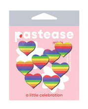 Pastease Mini Rainbow Heart - Pack of 8 O/S