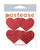 Pastease Premium Petites Glitter Heart - Red O/S Pack of 2 Pair