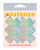 Pastease Premium Petites Holographic Plus X - Silver O/S Pack of 2 Pair