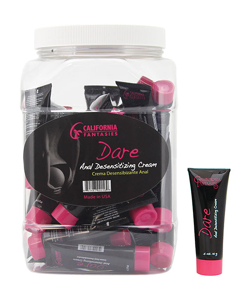 Dare Anal Desensitizing Cream - .5 oz Tube Boxed Bowl of 36