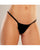 Adore Between the Cheats Velvet Panty Black O/S