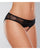 Adore Kiss Mesh & Lace Open Panty Black O/S