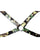 Sensual Sin Leather X Harness - Camo Small/Medium