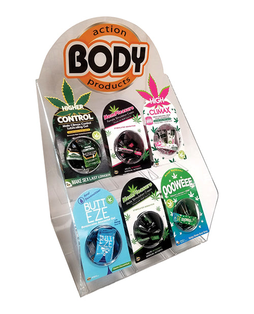 Body Action Hemp Oil Products - 6 Assorted Display of 50