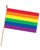 Rainbow Fabric Flag