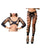 Beverly Hills Naughty Girl Crotchless Side Straps Leggings Black O/S