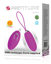 Pretty Love Jenny Remote Control Bullet Vibe - Fuchsia