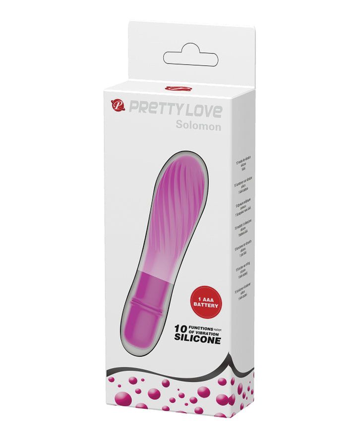 Pretty Love Solomon Brawny G-Spot Vibrator - Fuchsia