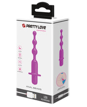 Pretty Love Hermosa Anal Beads Vibrator - 12 Functions Fuchsia