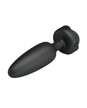 Pretty Love Tarion Thrusting Butt Plug w/Multi Color Bottom Light - Black