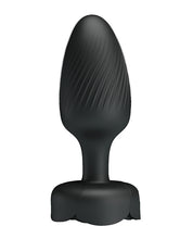 Pretty Love Varian Large Butt Plug w/Multi Color Bottom Light - Black