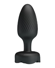 Pretty Love Osborn Medium Butt Plug w/Multi Color Bottom Light - Black