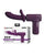 Pretty Love DJ Scholar Dual Thrusting Gun Massager - Purple