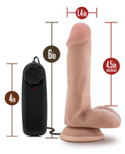 Blush Dr. Skin Dr. Rob 6' Cock w/Suction Cup - Vanilla