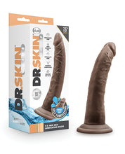 Blush Dr. Skin Glide 7.5' Self Lubricating Dildo - Chocolate