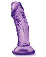 Blush B Yours Sweet n Small 4' Dildo w/Suction Cup - Purple