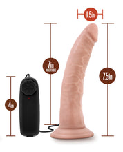 Blush Dr. Skin Dr. Dave 7' Cock w/Suction Cup - Vanilla