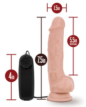 Blush Dr. Skin Dr. Tim 7.5' Cock w/Suction Cup - Vanilla