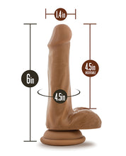 Blush Coverboy Captain Mike 6' Realistic Cock - Mocha