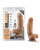 Blush Dr. Skin Silicone Dr. Samuel 7' Dildo w/Balls - Mocha