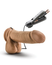 Blush Coverboy Soccer Champ 8' Vibrating Realistic Cock - Mocha