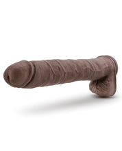 Blush Au Naturel Daddy 14' Sensa Feel Dual Density Dong w/Suction Cup - Chocolate