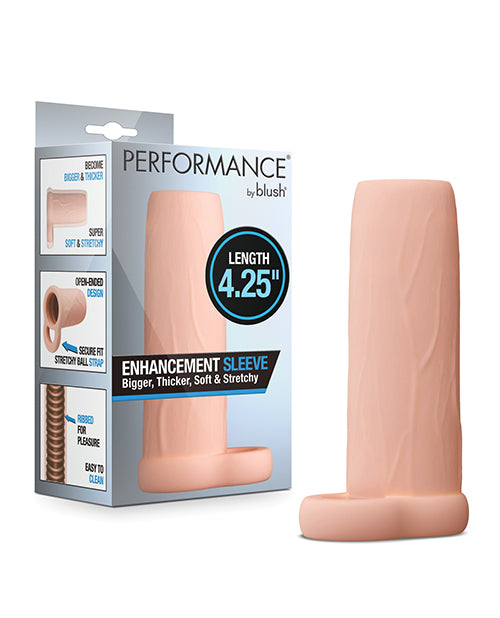Blush Performance 4.25' Enhancement Sleeve - Beige