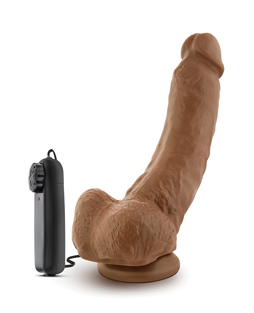 Blush Coverboy The Boxer 9' Vibrating Realistic Cock - Mocha