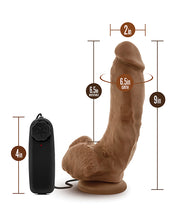Blush Coverboy The Boxer 9' Vibrating Realistic Cock - Mocha